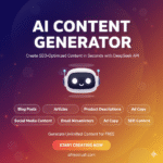 AI Content Generation Visualization - Free AI Content Generator Tool