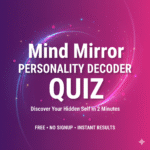 Mind Mirror Personality Decoder Quiz - Free online psychological assessment tool for self-discovery