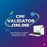CPF Validator Online - Free Brazilian CPF Checker and Formatter Tool with instant validation