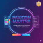 Favicon Master Pro - Free online tool for creating professional favicons and app icons with instant generation and multiple size options