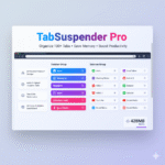 TabSuspender Pro - AI-powered browser tab manager that organizes tabs into sessions and saves memory with automatic suspension of inactive browser tabs